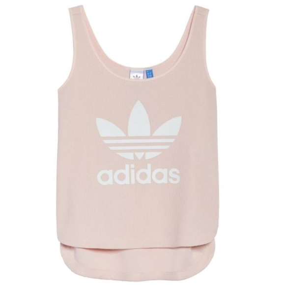Adidas Originals Pink Trefoil Tank Top - Picture 1 of 8